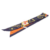 ディオール 砂時計 鍵 モチーフ スカーフ ネイビー ゴールド マルチカラー シルク レディース Dior 【中古】